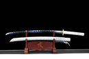Hinomaru Blaues Katana