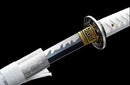 Japanisches Katana Weiß Geschmiedet