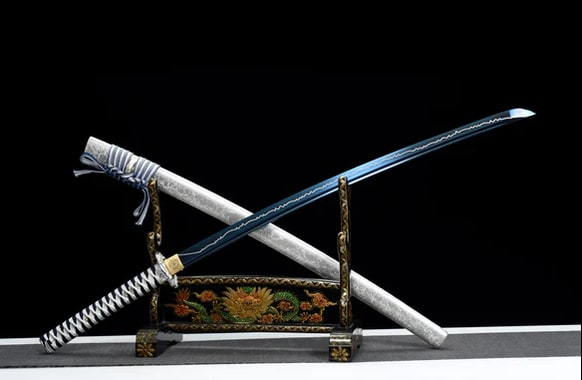 Samurai Katana Blauer Blitz